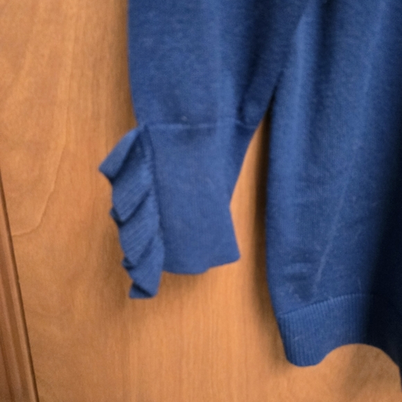 🟦 Lane Bryant Ruffle Cuff Sweater - Picture 3 of 5